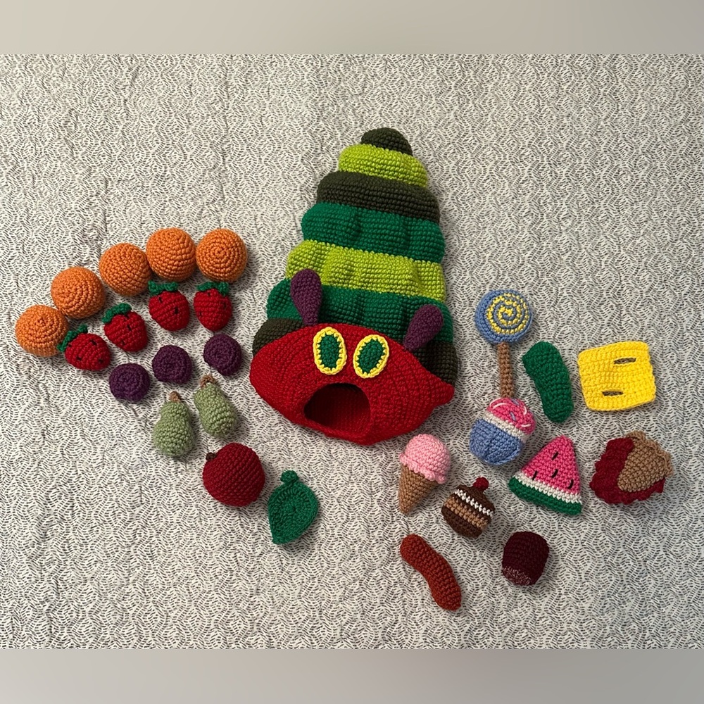 The Very Hungry Caterpillar Crochet • Toy • heirloom
